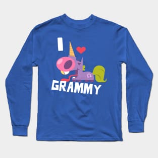 I LOVE GRAMMY Long Sleeve T-Shirt